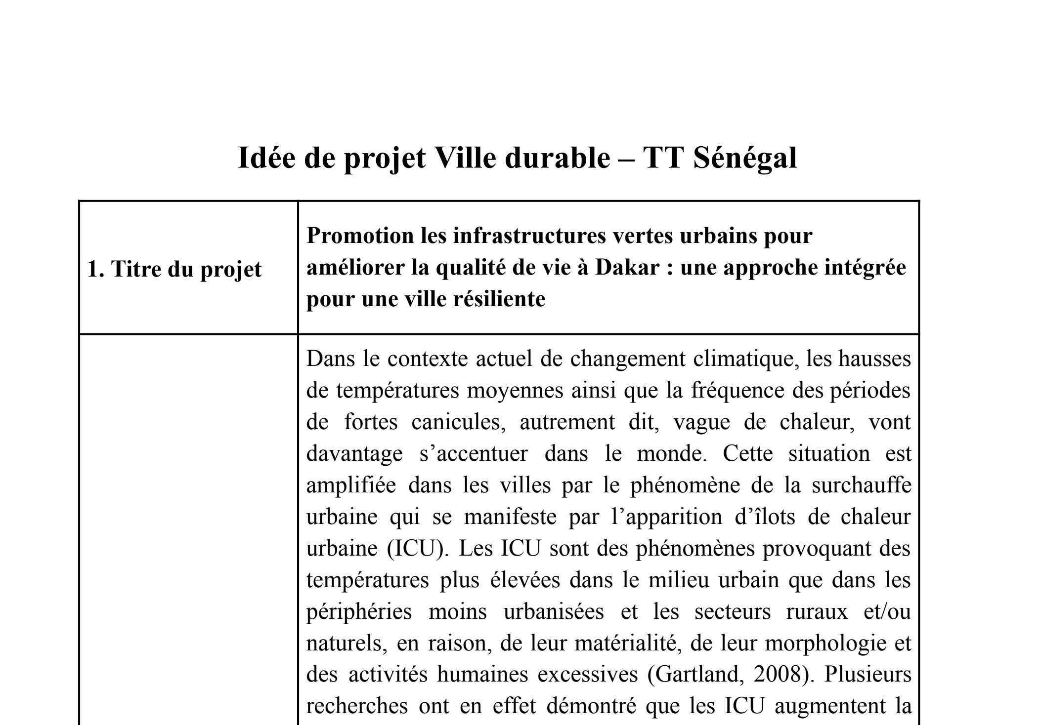 Sustainable Cities Task Force Project Idea- French